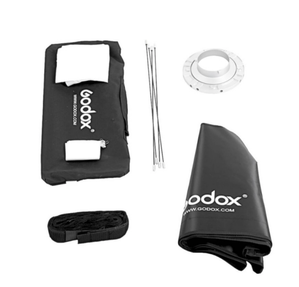 Godox-Softbox-with-grid-(60*60cm-60x60cm)-Adapter-Bowens-mount
