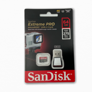 64GB-Sandisk-Secure-Dicital-micro-Extreme-PRO-275/100-MB/s-Class-10-UHS-II-U3