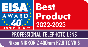EISA-Award-Nikon-NIKKOR-Z-400mm-F2.8-TC-VR-S
