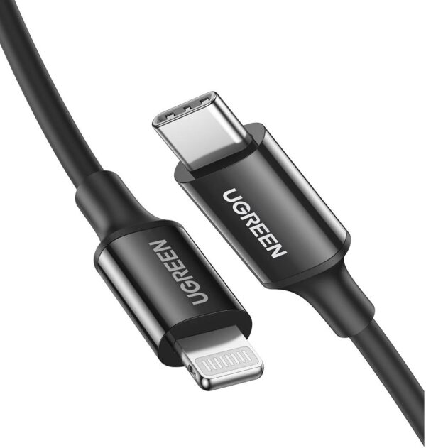 UGREEN-US171-USB-C-to-Lightning-Cable-36W-2m-black