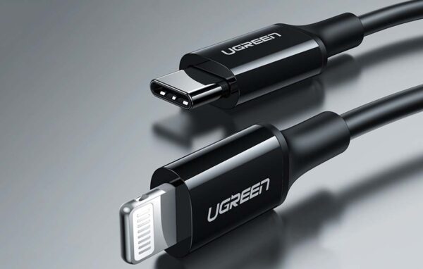 UGREEN-US171-USB-C-to-Lightning-Cable-36W-2m-black