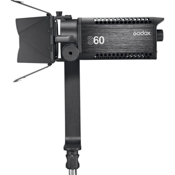 Godox-S60-LED-Focusing-Light-with-barndoor