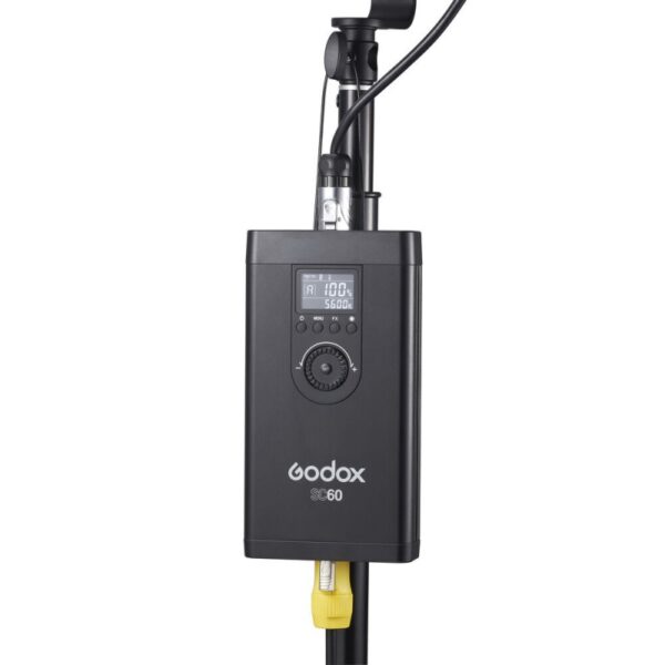 Godox-S60-LED-Focusing-Light-with-barndoor