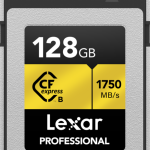 128GB LEXAR CFexpress Pro Gold R1750/W1500