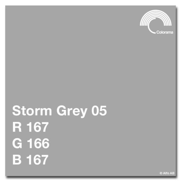 COLORAMA PAPER BACKGROUND 2.72 X 11M STORM GREY