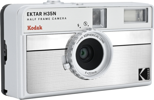 KODAK EKTAR H35N Camera Striped Silver