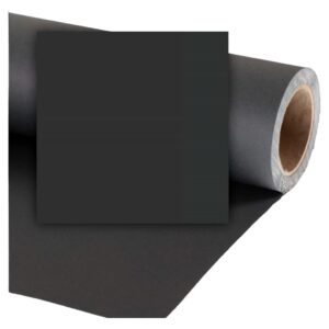 COLORAMA PAPER BACKGROUND 1.35X11M BLACK