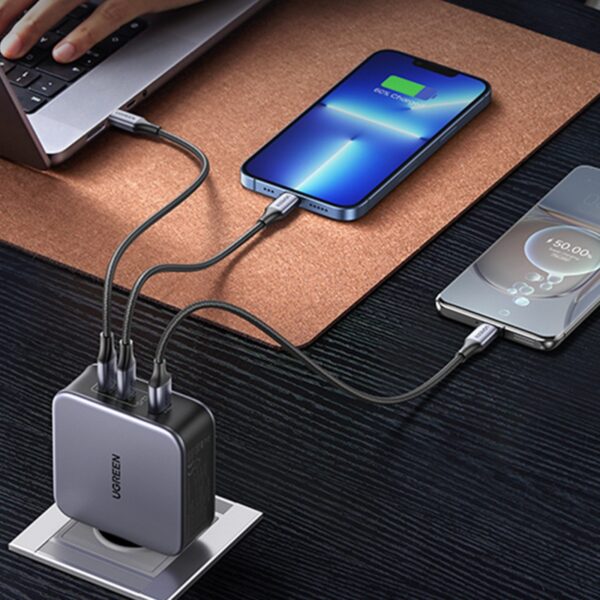 Ugreen fast charger GaN USB 2x USB-C 140W cable USB-C USB-C 1.5m