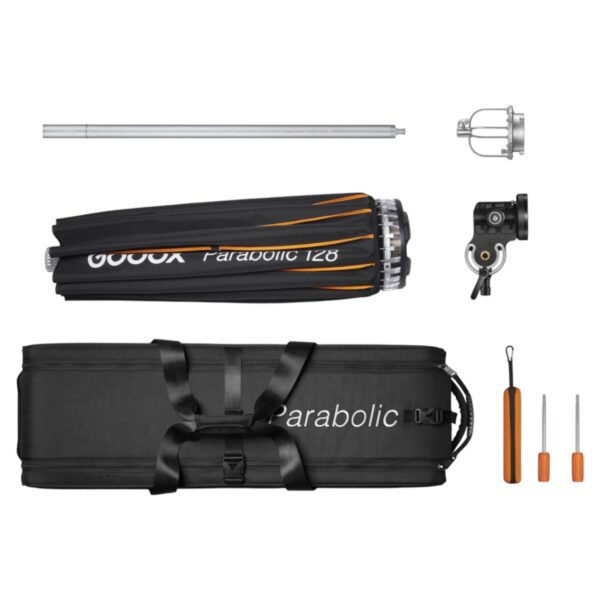 Godox Parabolic Reflector P128 Zoom Box Kit