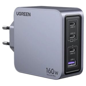 UGREEN X763 Nexode Pro USB-A 3 USB-C 160W GaN Tech Fast Charger