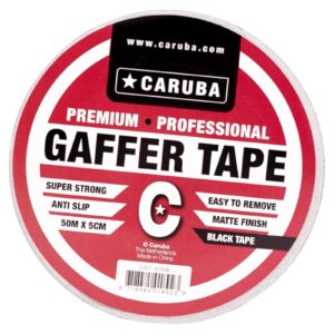Caruba Gaffer Tape 50mtr x 5cm Black