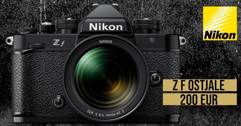 Nikon Z f kaamera ostjale 200 EUR lisatarviku ostmiseks