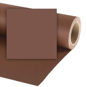COLORAMA PAPER BACKGROUND 2.72X11M PEAT BROWN
