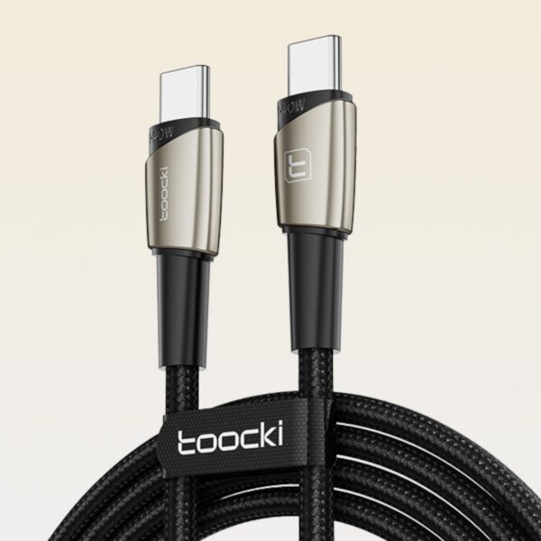 Toocki Cable USB-C to USB-C TXCTT14-LG01-W2 2m 140W pearl nickel