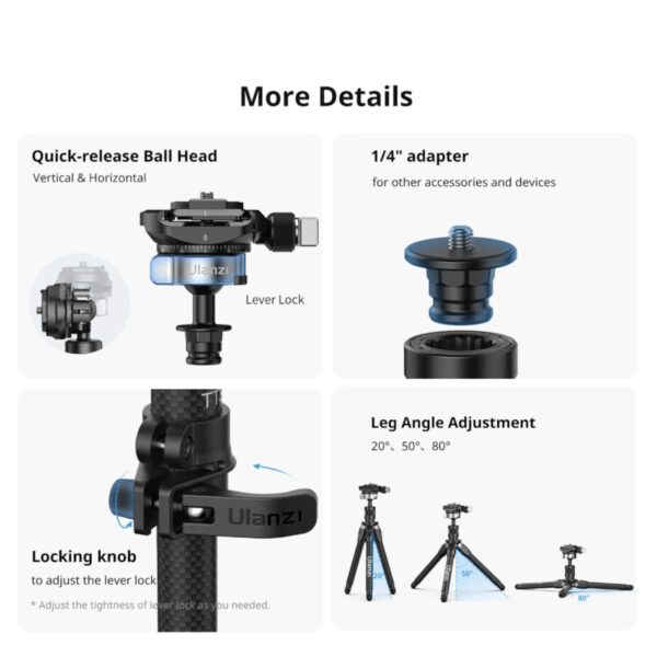 Ulanzi TT35 Hicking Stick Tripod Kit