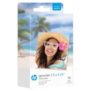 HP Sprocket Zink paper Sprocket 3x4 50-pack