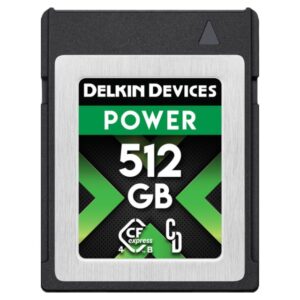 512GB Delkin CFexpress Power R3650 W3240 SW820