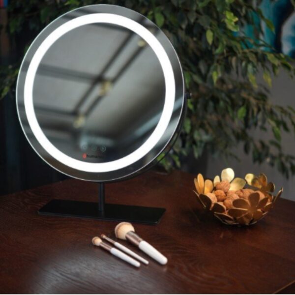 Humanas HS-HM Scarlet makeup mirror with LED lighting black