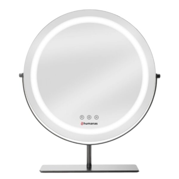 Humanas HS-HM Scarlet makeup mirror with LED lighting black