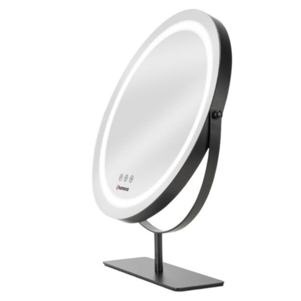 Humanas HS-HM Scarlet makeup mirror with LED lighting black