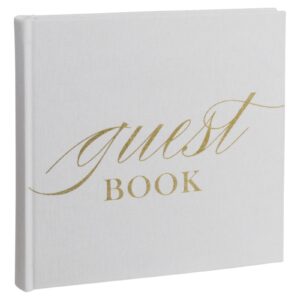 Focus Base Line Canvas Album 20x20 Guestbook White