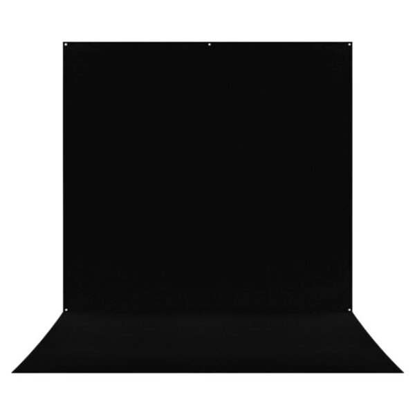 Westcott X-Drop Pro Wrinkle-Resistant Backdrop Rich Black Sweep 8 x 13