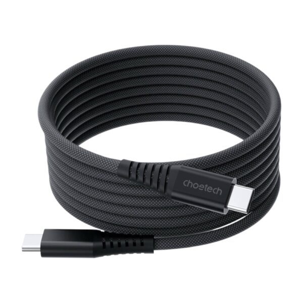 Choetech XCC-1051 USB-C - USB-C magneetiline kaabel PD 240W 1.8m must