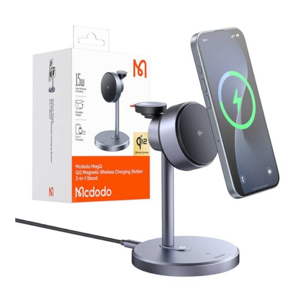 Mcdodo CH-2462 3-in-1 15W Qi2 wireless charger + 33W mains charger
