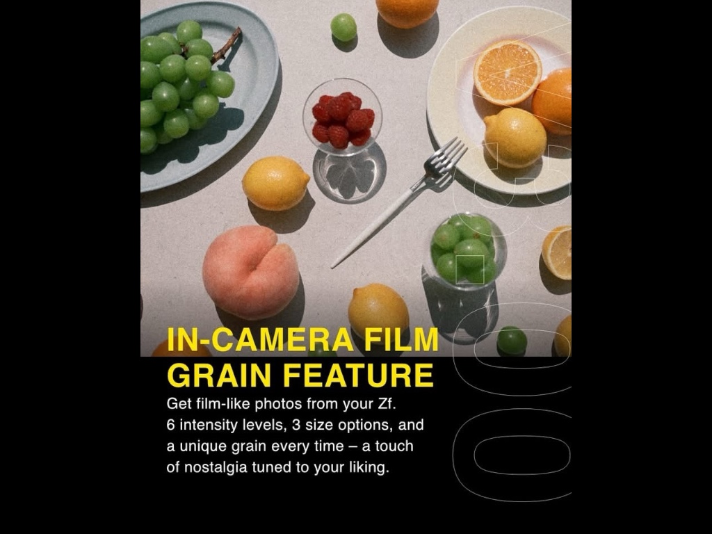 Nikon Zf püsivara uuendus 3.0 lisab filmiteralisuse effekti