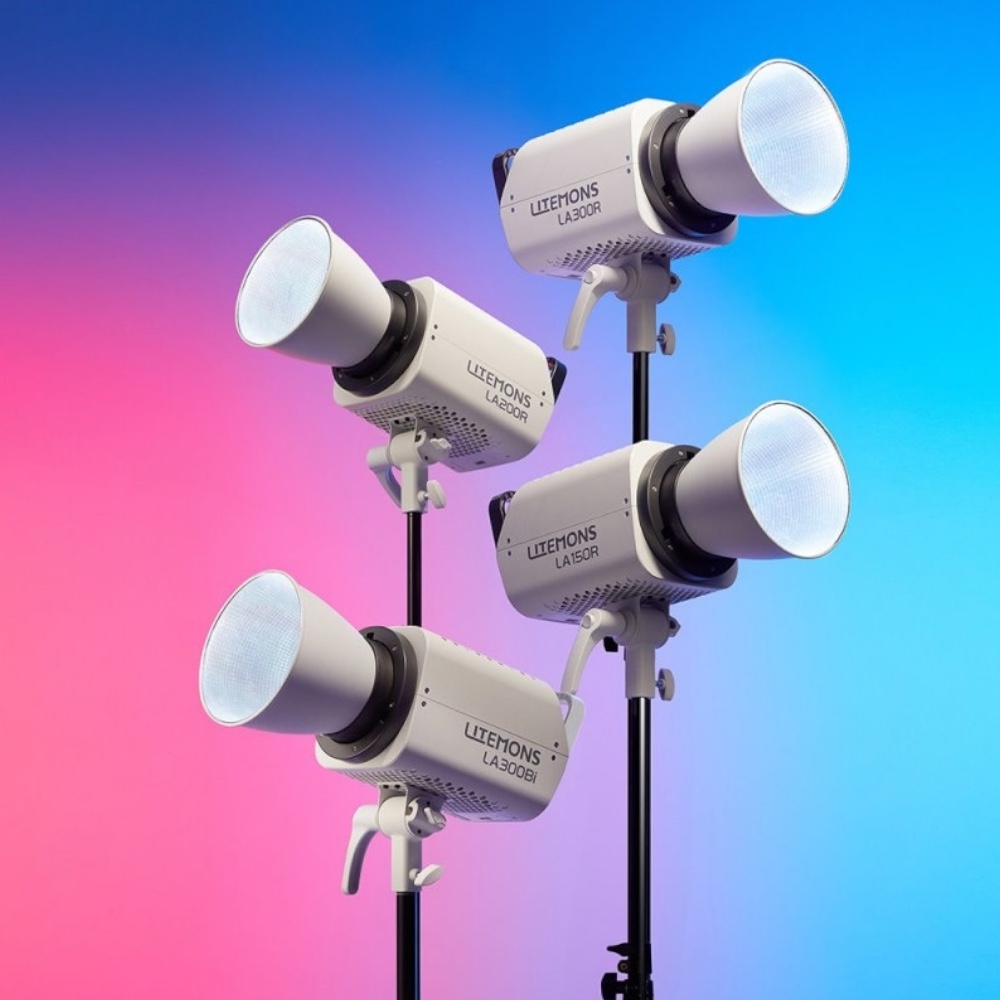 GODOX LITEMONS LA150R K1 Luce LED RGBW 165W Con Controllo APP, Temperatura 1800K-10000K, Effetti FX E Attacco Bowens