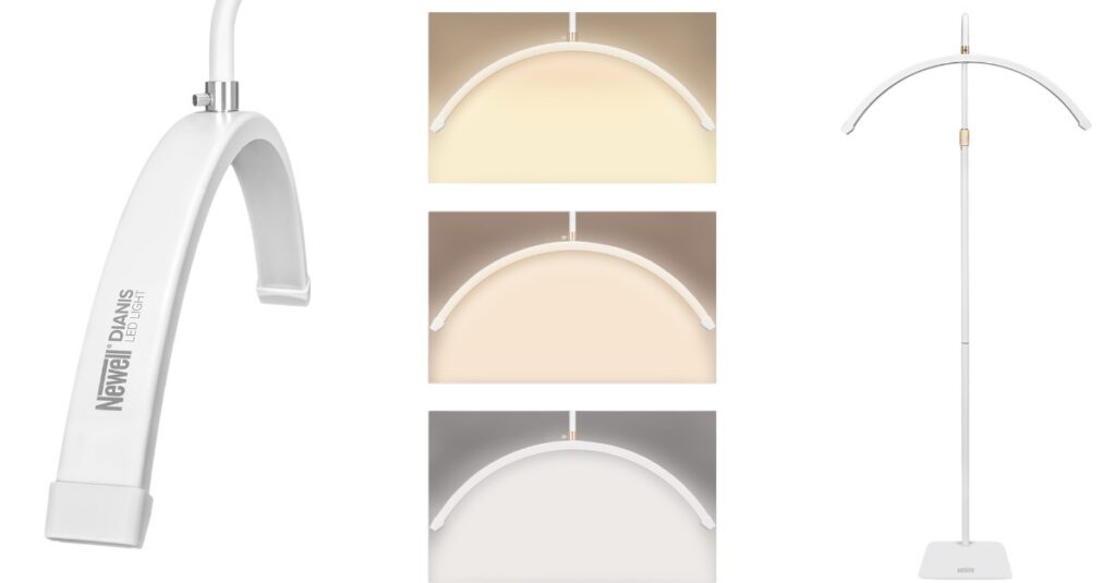 Newell Dianis LED lamp pakub valgustemperatuuri vahemikus 3000 - 7000 K