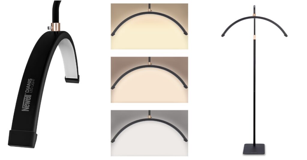 Iluteenindaja LED valgusti must Newell Dianis värvitemperatuure vahemikus 3000-7000 K