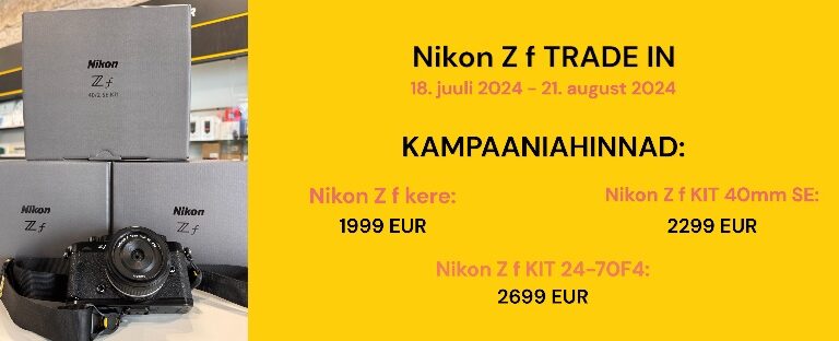 Nikon Z f suvelõpu kampaania