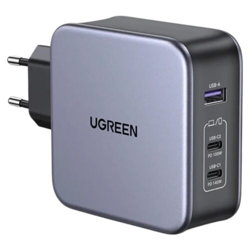 Ugreen kiirlaadija CD289 PD GaN 3 port 140W