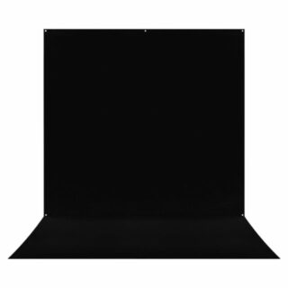 Westcott X-Drop Pro Wrinkle-Resistant Backdrop Rich Black Sweep 8 x 13