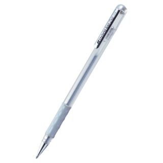 Pentel K118-Z Hybrid Gel Grip Roller 0.8mm Silver