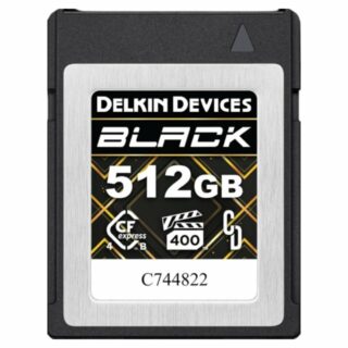 512GB Delkin CFexpress BLACK R3600/W3200 VPG400 Type B