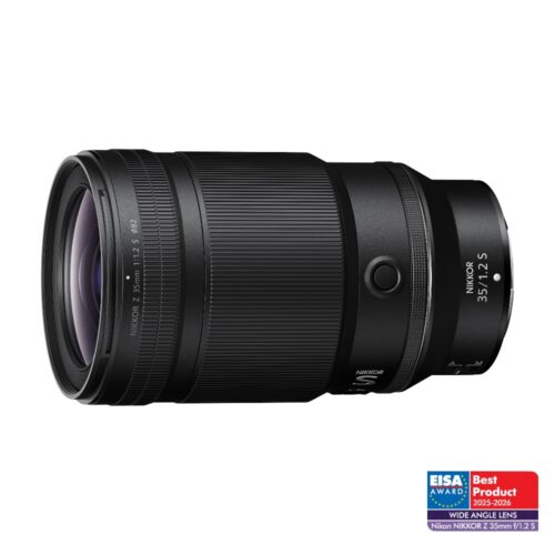 NIKON objektiiv NIKKOR Z 35MM F/1.2 S võitis EISA WIDE ANGLE LENS 2025-2026 auhinna