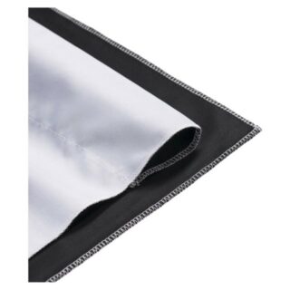 Walimex pro Background Cloth 2in1 2.85x6m must ja valge