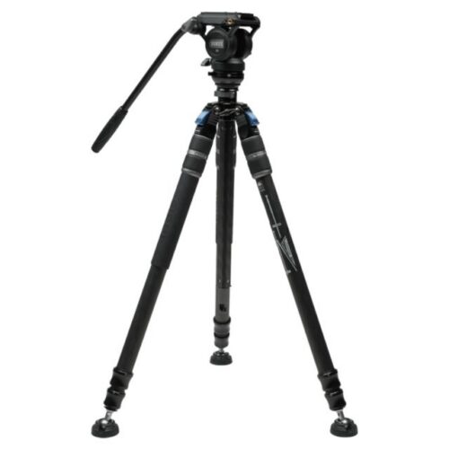 SIRUI One Step Height Adjustment Carbon Video Tripod Kit SVS60 + S3