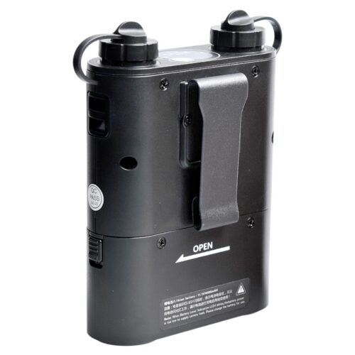 Godox PB960 Propac välklambi akupakk kaamera peal kasutatavatele välkudele-tagant vaates.