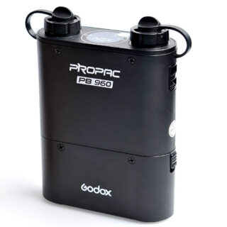 Godox PB960 Propac välklambi akupakk kaamera peal kasutatavatele välkudele-otse vaates.