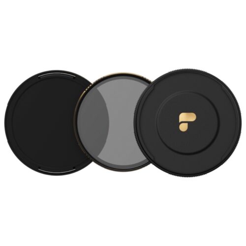 PolarPro PMVND 2–5 Stop Edition II 82mm ND-filter koos Defender360 kaitseümbrise ja korgiga.