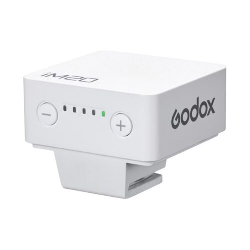Godox iM20 Mini kaameravälk valge tagant vaade