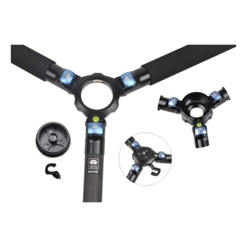 Sirui R-2214X Carbon Tripod vaade osadele