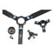 Sirui R-2214X Carbon Tripod vaade osadele
