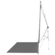 Westcott X-Drop Sweep Backdrop külgvaade – hall taust ja kokkupandav statiiv