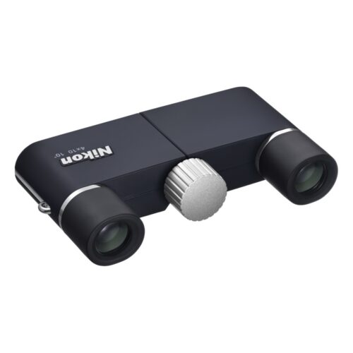 Binokkel Nikon 4X10 DCF Dark-Navy tagant ülevalt vaade