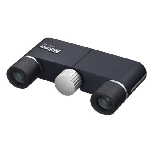 Binokkel Nikon 4X10 DCF Dark-Navy tagant ülevalt vaade