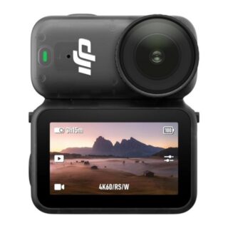 DJI Osmo Nano 128GB eest vaade. Kaamera üleval ja ekraan all.